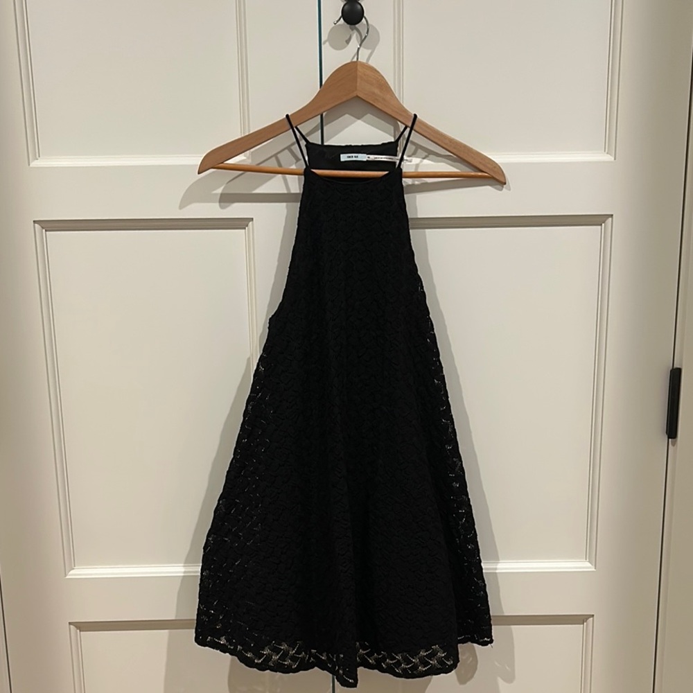 Kimchi Blue (Urban Outfitters) Black Halter Mini Sundress